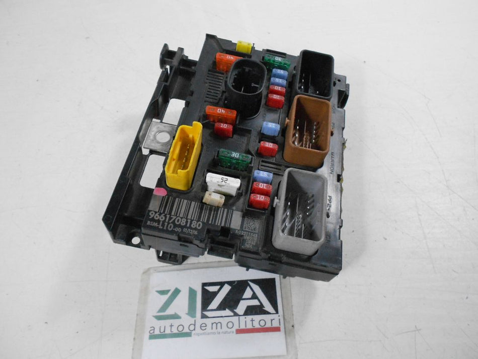 Scatola Fusibili Centralina BSM Citroen C3 I 2010 9661708180 HW01H SW6E INDL