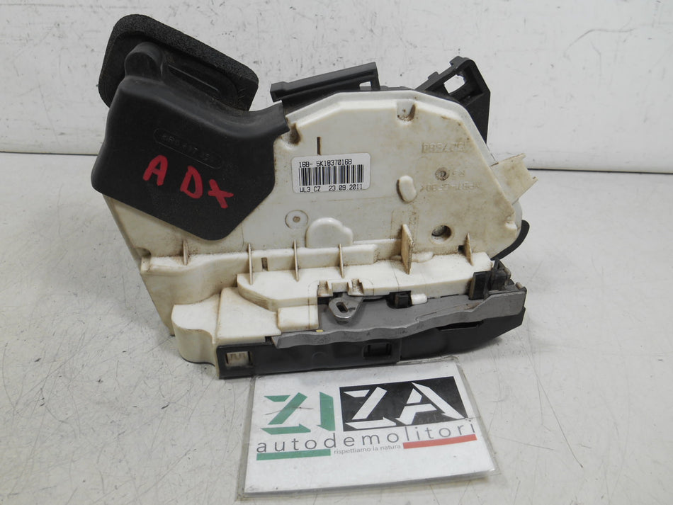 Serratura Elettrica Anteriore Destra VW Polo 6R 2012 5K1837016B 7 Pin