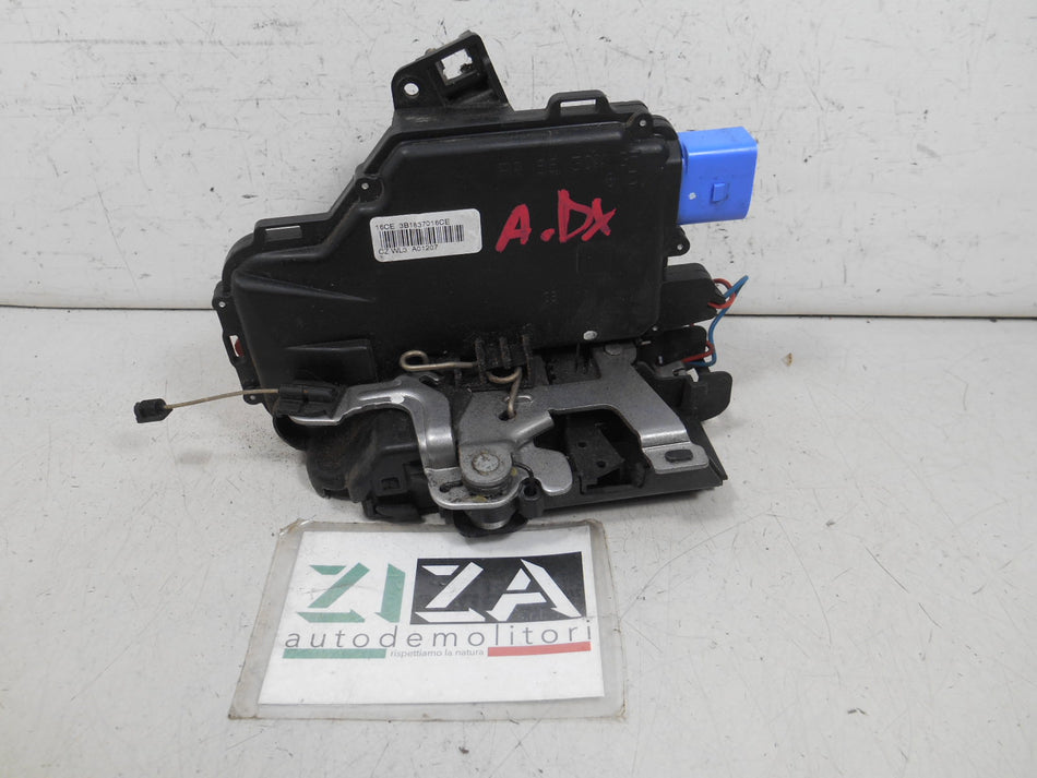 Serratura Elettrica Anteriore Destra Skoda Roomster 2007 3B1837016CE 8 Pin