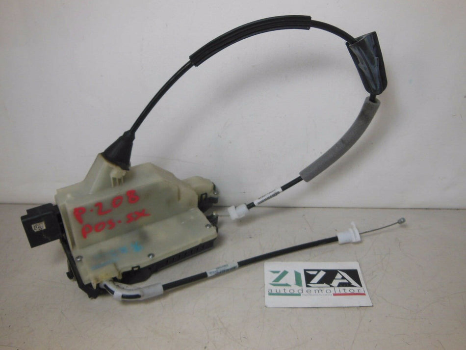 Serratura Elettrica Posteriore Sinistra Peugeot 208 2015 9688080880 6 Pin