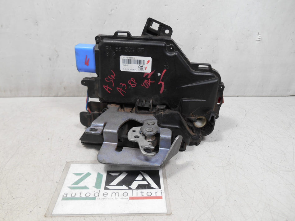 Serratura Elettrica Anteriore Sinistra Audi A3 8P 2004 Berlina 4E1837015 9 Pin
