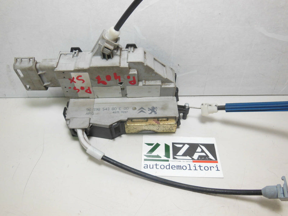 Serratura Elettrica Posteriore Sinistra Peugeot 407 2005 9659854380 6 Pin
