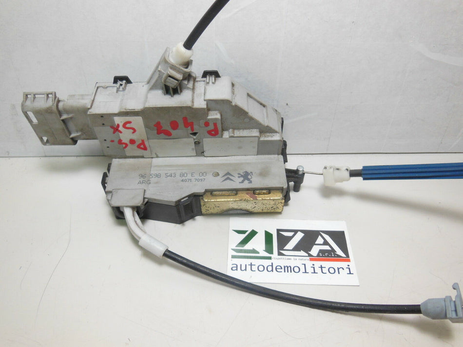 Serratura Elettrica Posteriore Sinistra Peugeot 407 2005 9659854380 6 Pin