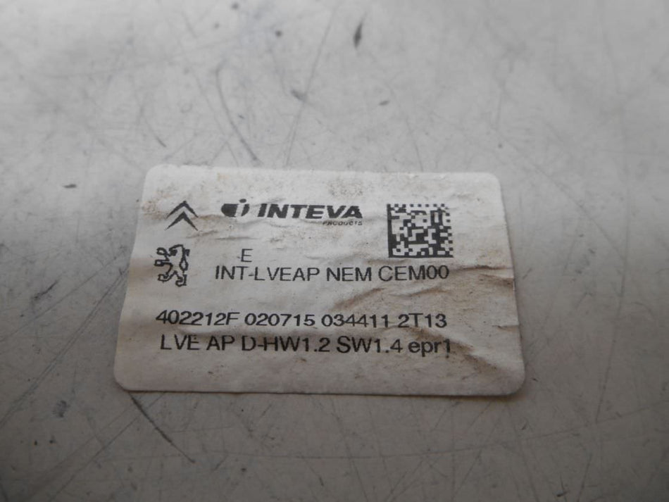 Alzacristalli Posteriore Destro Citroen C3 II 2015 9802619280 402212F