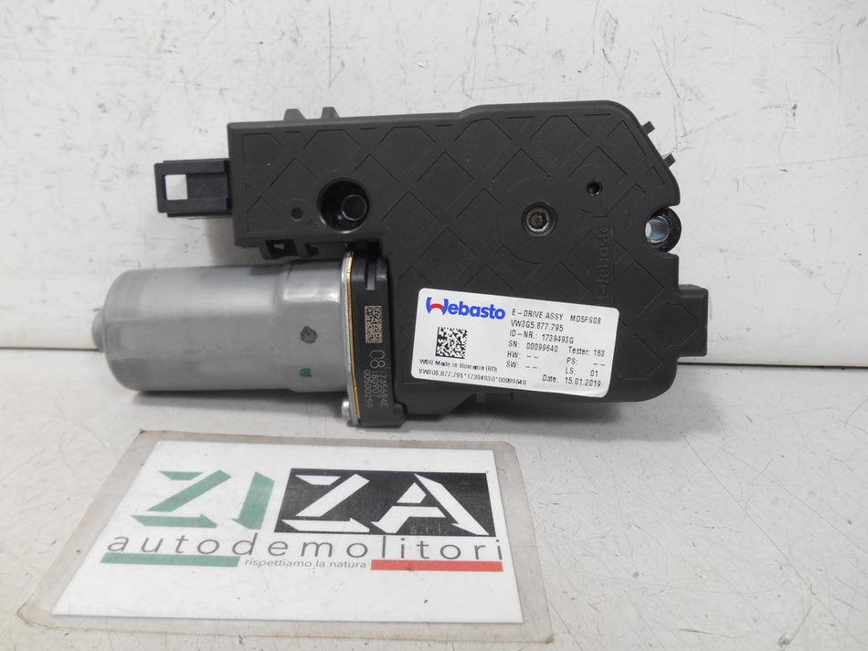 Motorino Tetto Apribile Audi A6 C8 SW 2019 MD5FS08 3G5877795