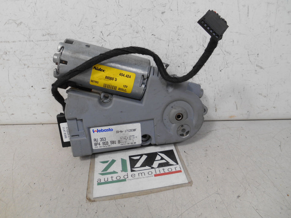 Motorino Tetto Apribile Audi A3 8P 2008 8P4959591B 88060D 1712530F