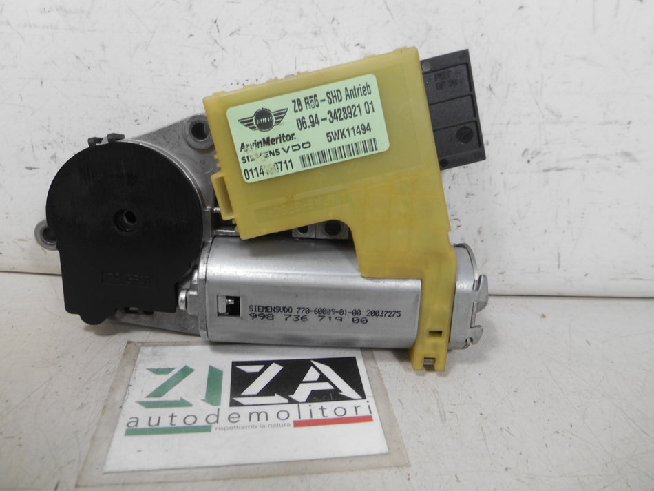 Motorino Tetto Apribile Mini R56 2007 06.94-3428921-01 5WK11494