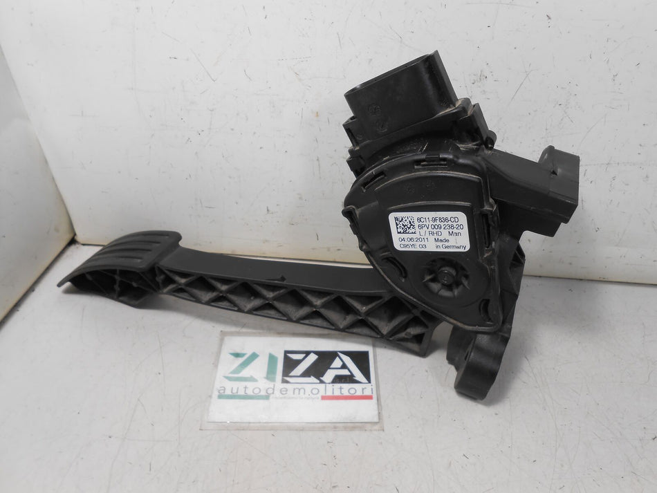 Pedale Acceleratore Ford Transit 2.2 85kw SRFA 2011 6C11-9F836-CD
