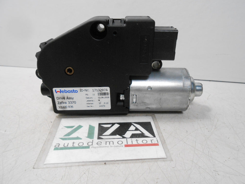 Motorino Tetto Apribile Opel Zafira B 2006 1713297A 13170836