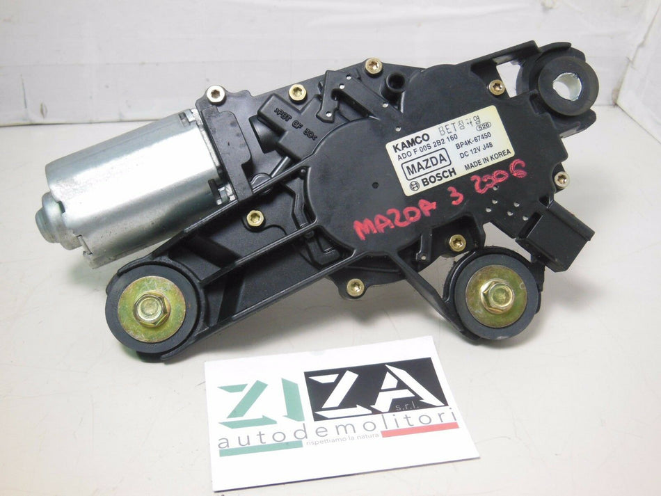 Motorino Tergilunotto Posteriore Mazda 3 2008 BP4K-67450