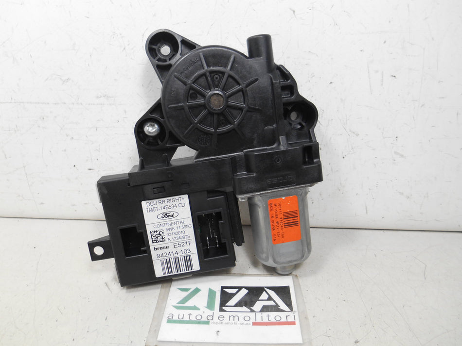 Motorino Alzacristalli Posteriore Destro Ford Kuga I 2010 7M5T-14B534-CD