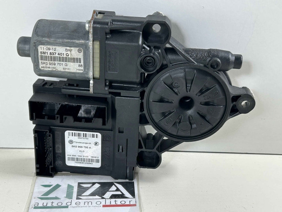 Motorino Alzacristalli Anteriore Sinistro VW Golf VI Plus 2012 5K0959793A 5M1837401Q