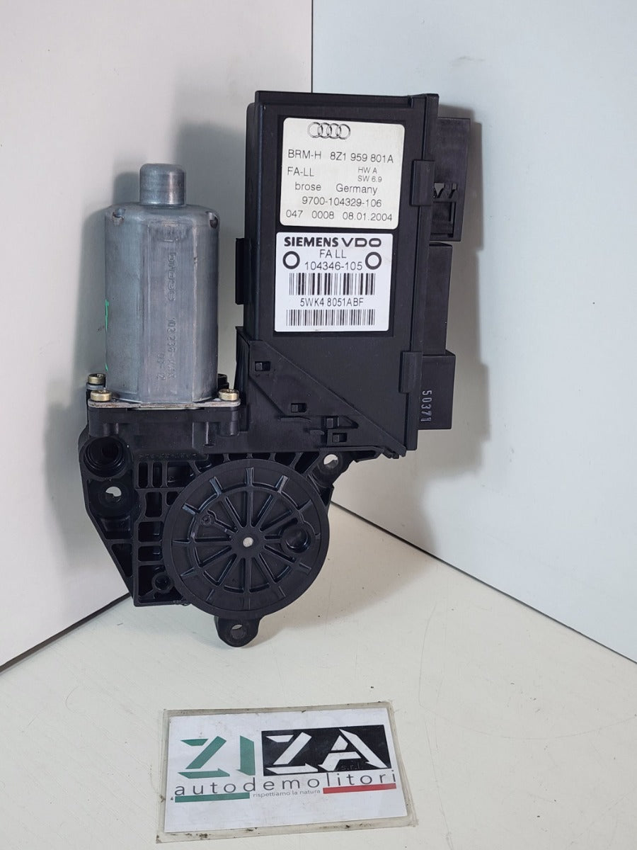 Motorino Alzacristalli Anteriore Sinistro Audi A2 2000 8Z1959801A HWA SW6.5