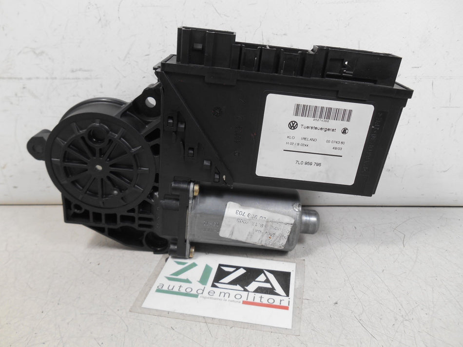 Motorino Alzacristalli Posteriore Sinistro VW Touareg 2004 7L0959795 7L0959703