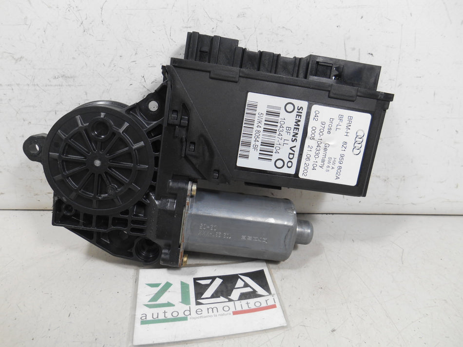 Motorino Alzacristalli Anteriore Destro Audi A2 2003 0130821765 8Z1959802A SW:6.5