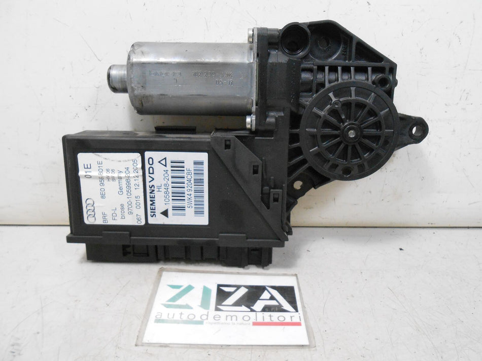 Motorino Alzacristalli Posteriore Sinistro Audi A4 B7 2006 8E0959801E