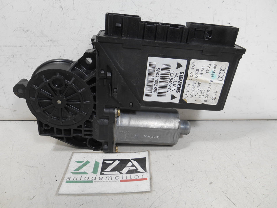Motorino Alzacristalli Anteriore Sinistro Audi A4 B6 SW 2002 8E1959801B 105840-103