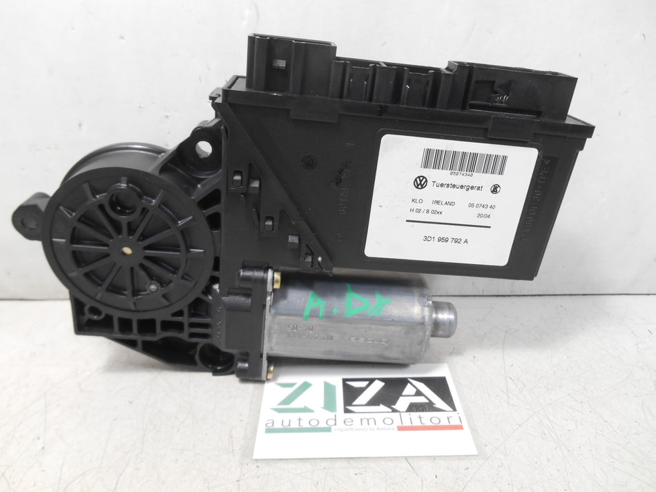 Motorino Alzacristalli Anteriore Destro VW Touareg 2004 3D1959792A 7L0959702A