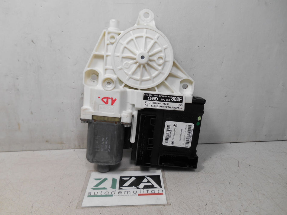Motorino Alzacristalli Anteriore Destro Audi A3 8P Berlina 2004 8P0959802F