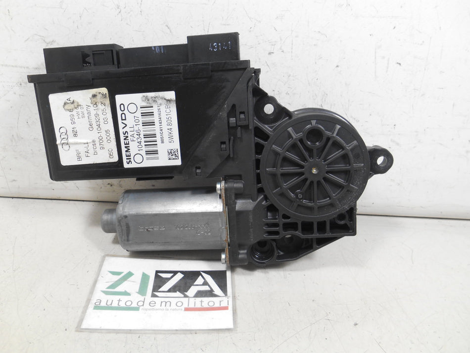 Motorino Alzacristalli Anteriore Sinistro Audi A2 2001 8Z1959801A HW02 SW07 104346-104