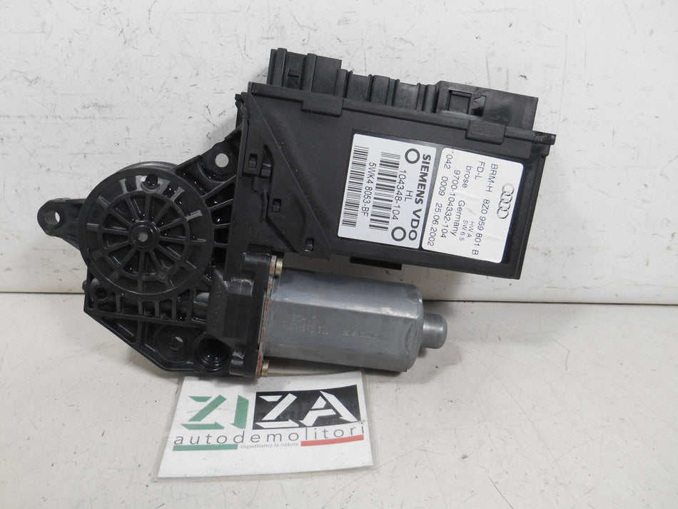 Motorino Alzacristalli Posteriore Sinistro Audi A2 2003 8Z0959801B HW:A SW:6,5