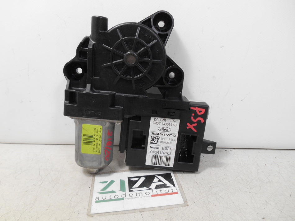 Motorino Alzacristalli Posteriore Sinistro Ford C-Max I 2009 7M5T-14B534-AD 979039-100