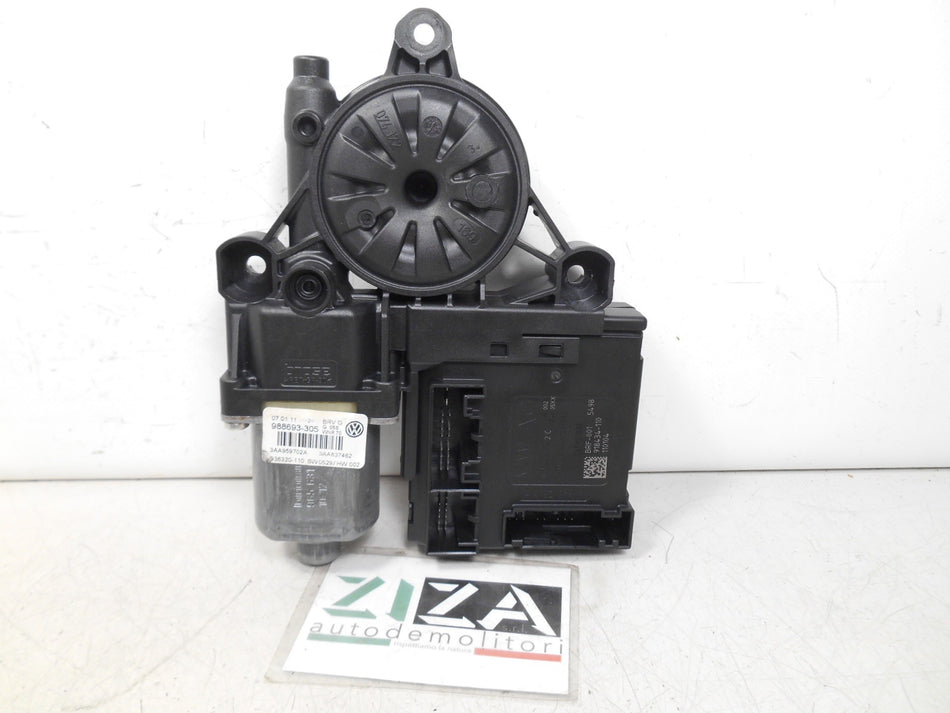 Motorino Alzacristalli Anteriore Destro VW Passat B7 2012 3C0959792C 3AA959702A 3AA837462