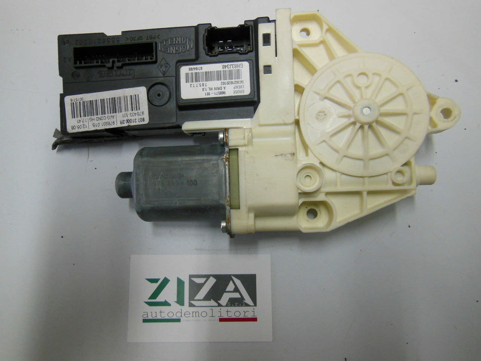 Motorino Alzacristalli Anteriore Sinistro Renault Laguna 2008 807310002R 988571-101