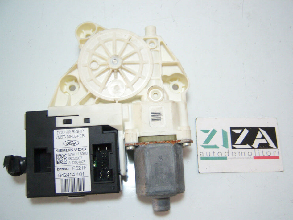 Motorino Alzacristalli Posteriore Destro Ford Focus II 7M5T-14B534-CB 0130822218