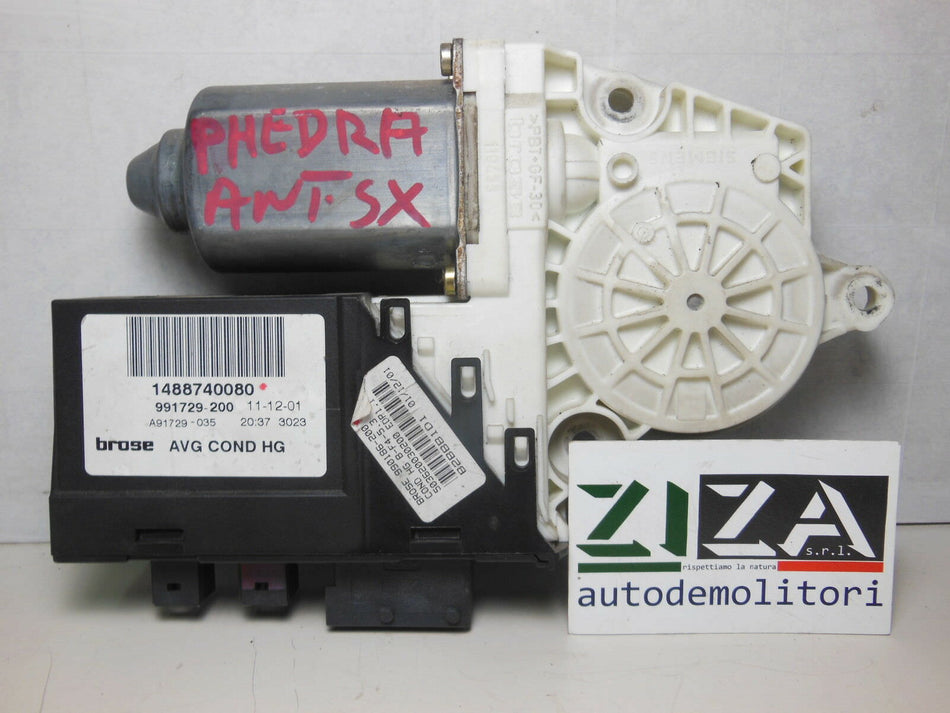 Motorino Alzacristalli Anteriore Sinistro Lancia Phedra 2001 1488740080 990186-200