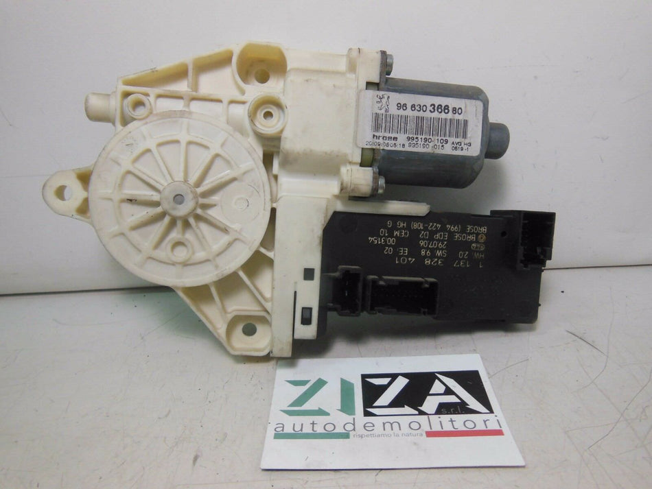 Motorino Alzacristalli Anteriore Sinistro Peugeot 407 2007 9663036680 0130822200