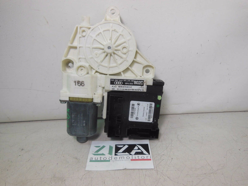Motorino Alzacristalli Posteriore Destro Audi A3 2006 8P4959802B