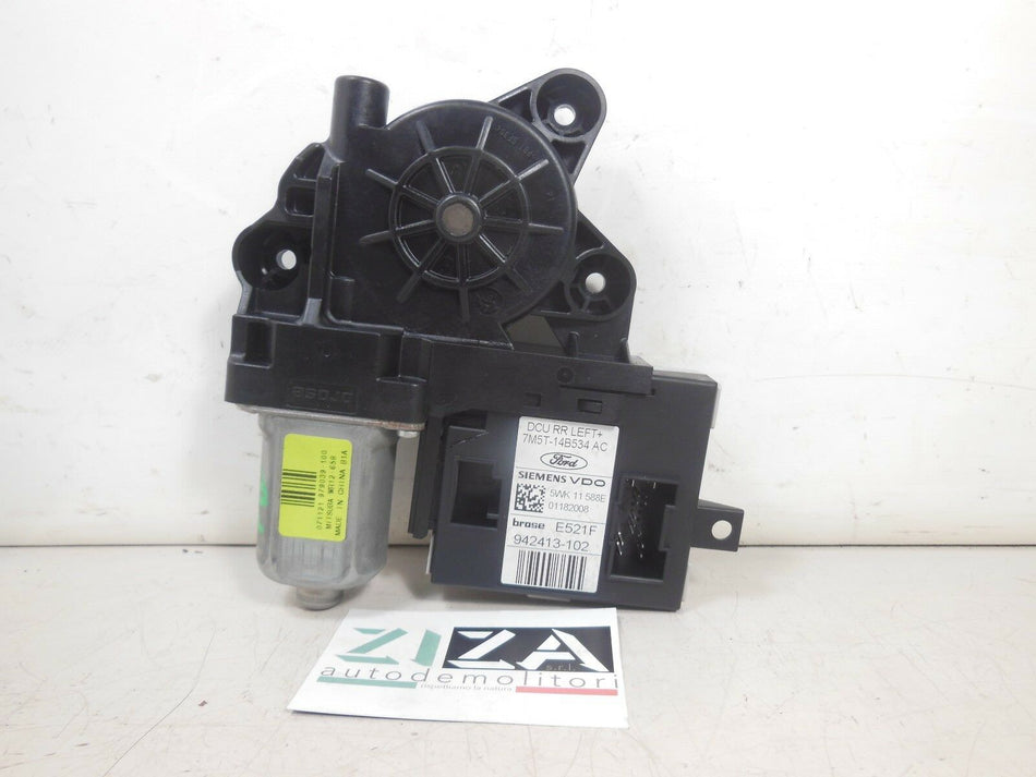 Motorino Alzacristalli Posteriore Sinistro Ford C-Max 2008 7M5T-14B534-AC