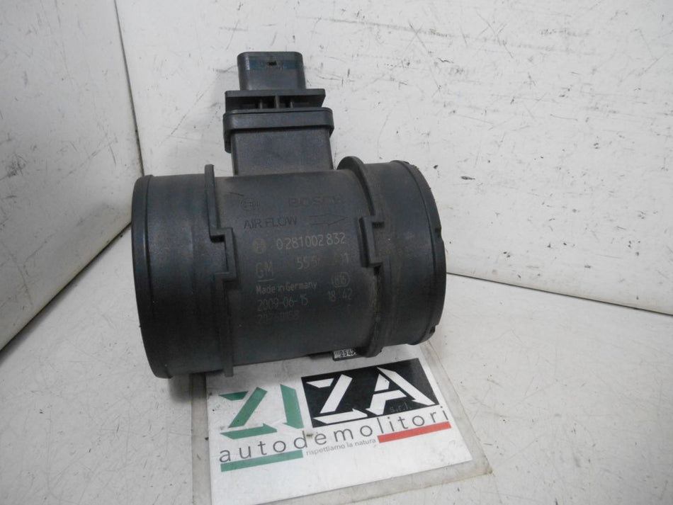 Debimetro Opel Astra H SW 1.7 CDTI 110cv Z17DTR 2009 55561301 0281002832