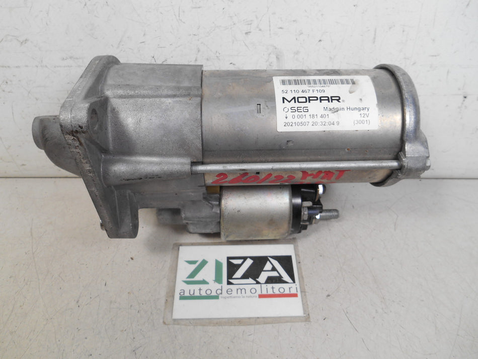 Motorino Avviamento Fiat Tipo 357 1.6 Mjet 130cv 2021 52110467 0001181401