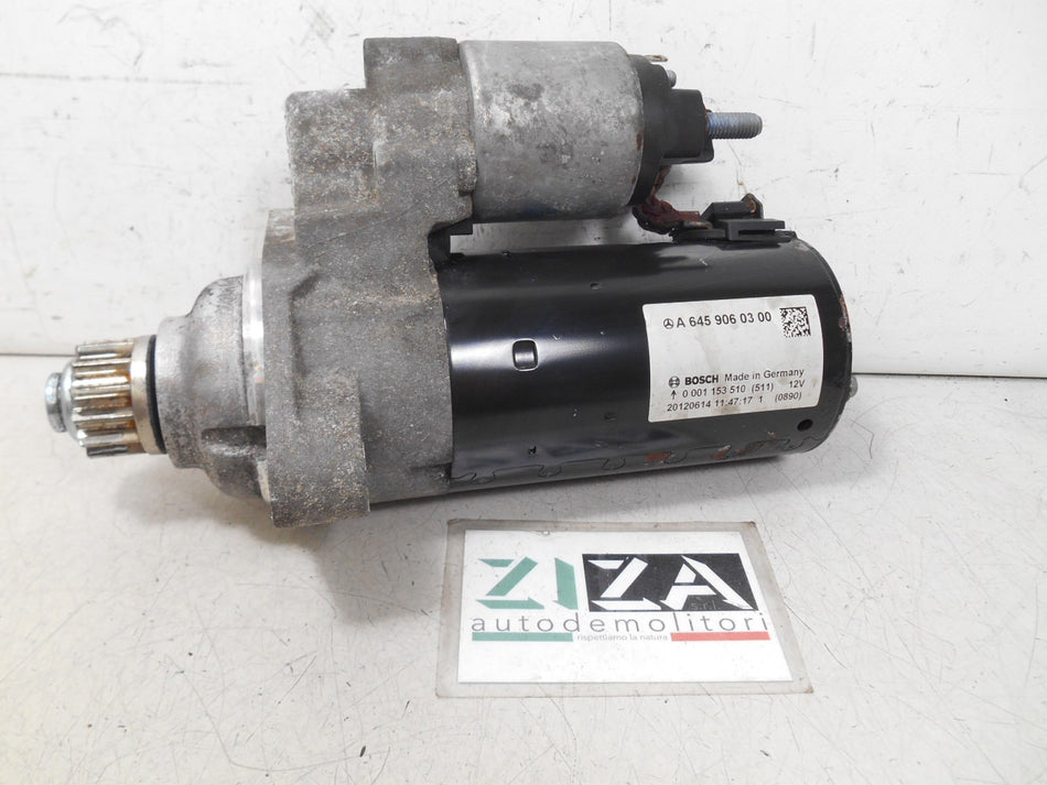 Motorino Avviamento Mercedes W246 B180 1.8 80kw 651901 2012 A6459060300 0001153510