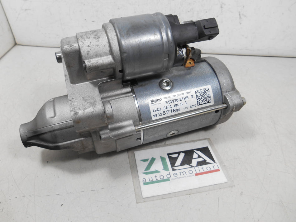 Motorino Avviamento Peugeot 208 II 1.5 BlueHDI 75kw YH01 2023 9832577880 ESW20-21HE