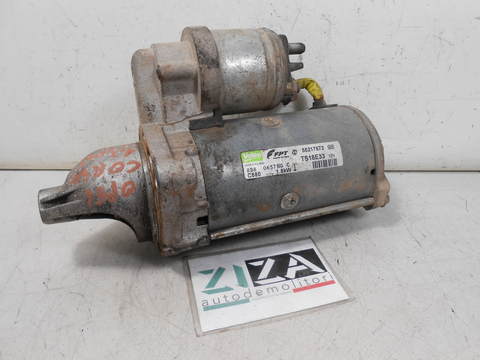 Motorino Avviamento Opel Corsa D 1.3 Mjet 2008 55217672