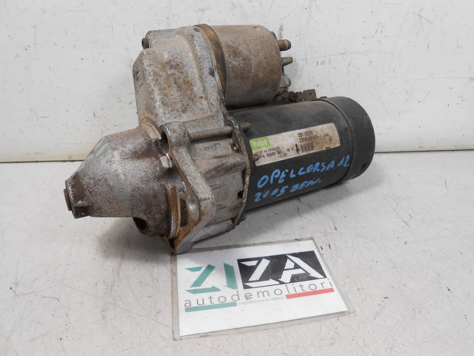 Motorino Avviamento Opel Corsa C 1.2 Benzina 2005 09115191