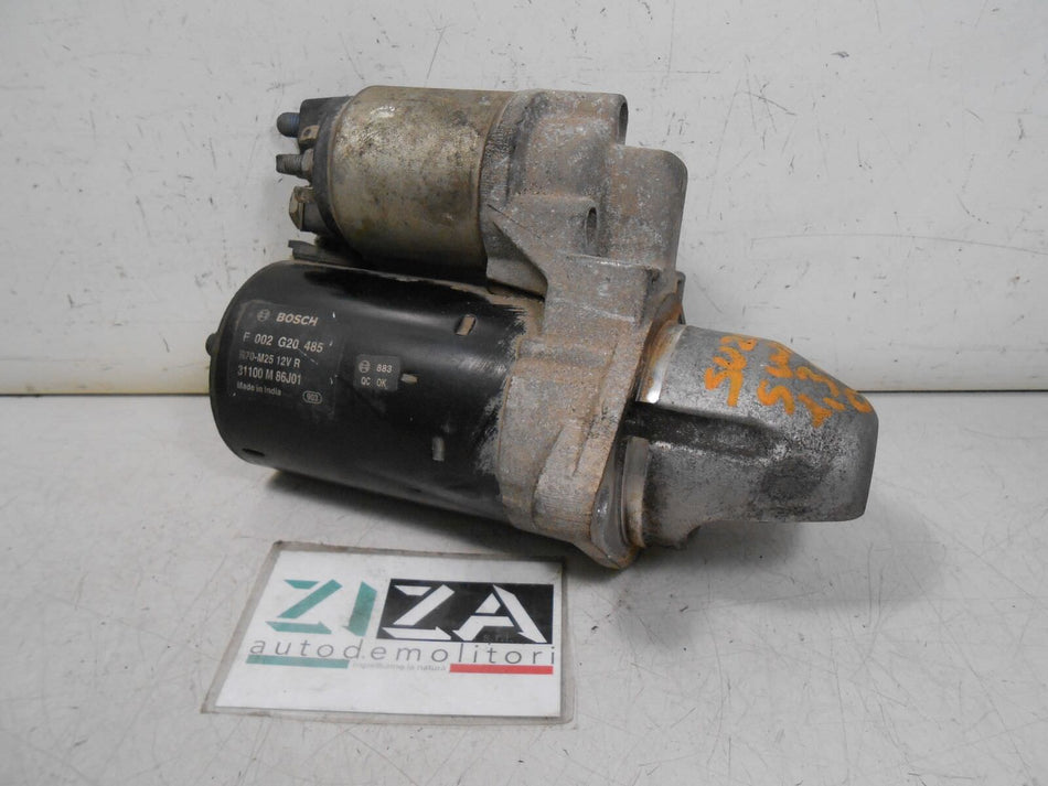 Motorino Avviamento Suzuki Swift IV 1.3 68kw 2008 F002G20485 31100M86J01