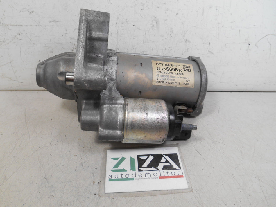 Motorino Avviamento Peugeot 3008 II 1.6 120cv BH01 2017 9675660680