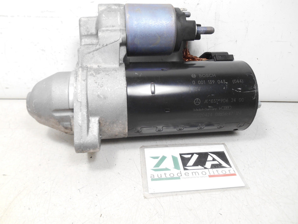 Motorino Avviamento Mercedes W212 E220 2.2 CDI 170cv 651924 2012 A6519062400