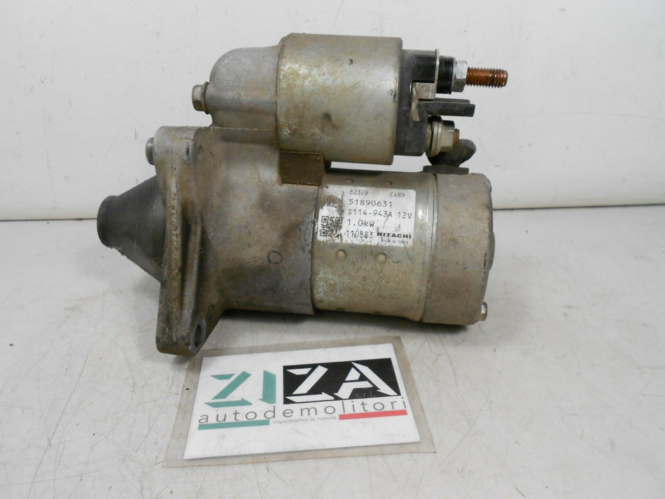 Motorino Avviamento Fiat Doblò II 1.4 T-Jet B/M 2011 51890631