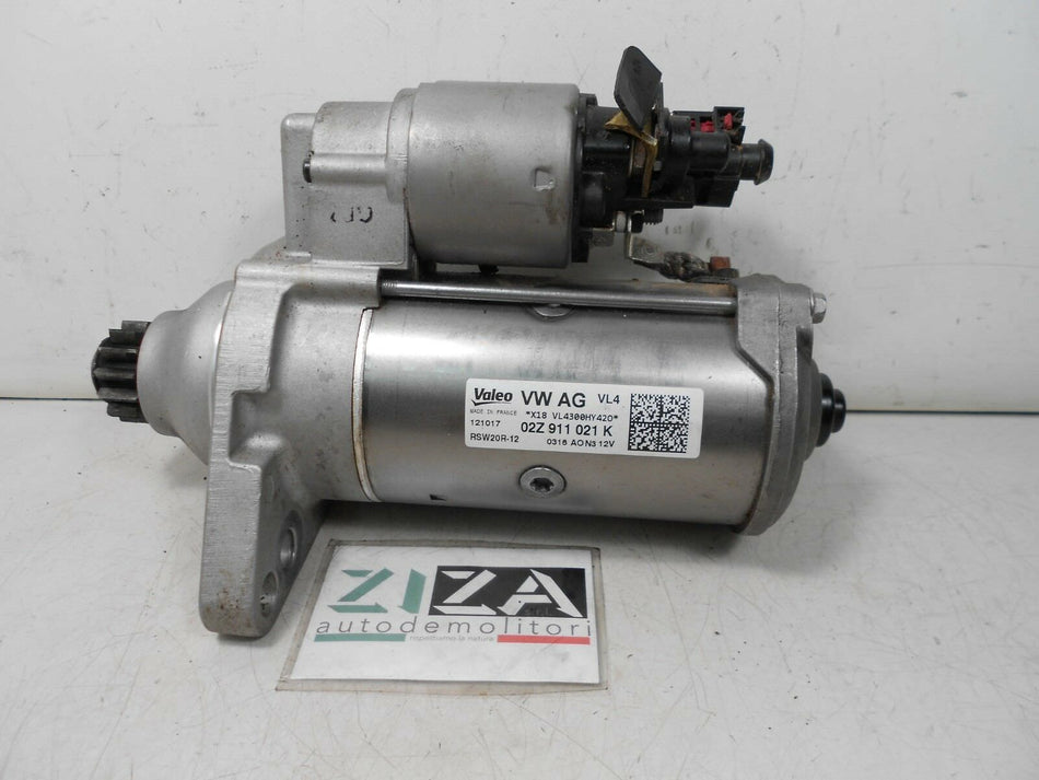 Motorino Avviamento Skoda Fabia NJ 1.4 66kw CUS 2018 02Z911021K RSW20R-12