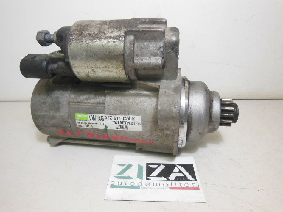 Motorino Avviamento VW Transporter T5 Restyling 2.0 75kw CAA 2010 02Z911024K