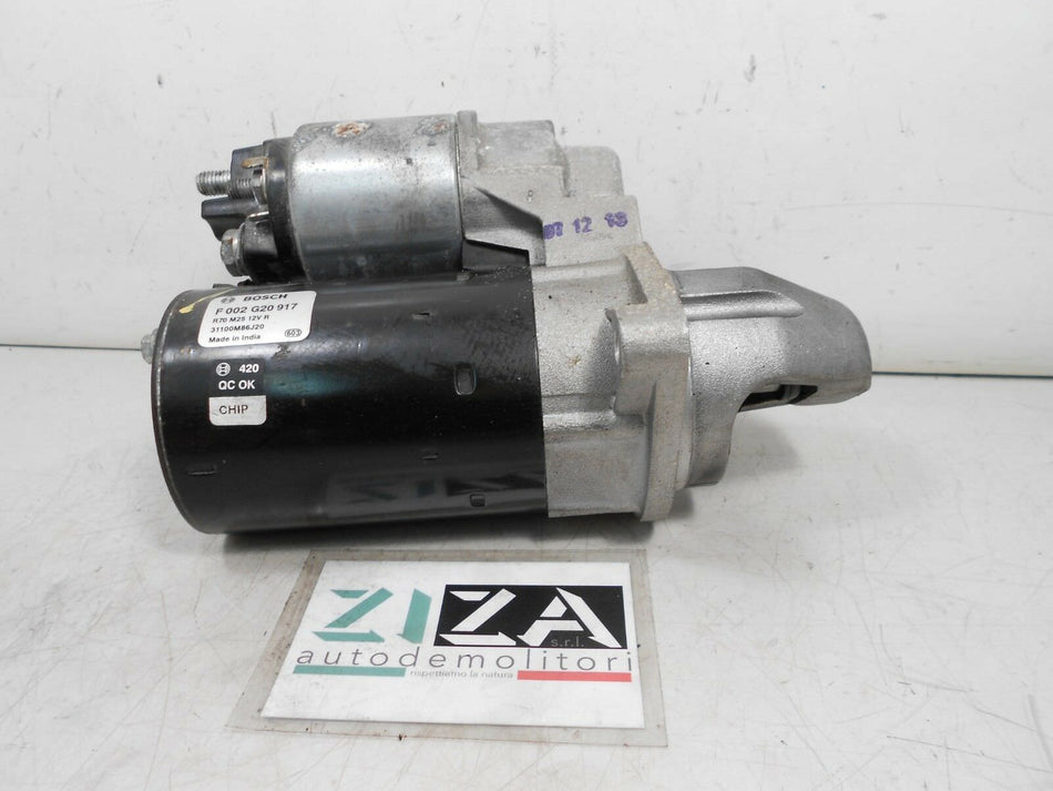 Motorino Avviamento Suzuki Swift V 1.3 D 55kw D13A 2016 F002G20917