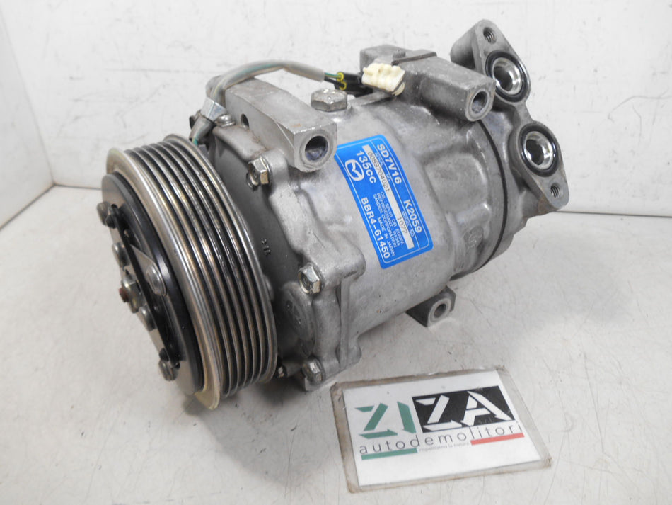 Compressore A/C Mazda 3 BL 1.6 80kw 109cv Y6 2010 BBR4-61450