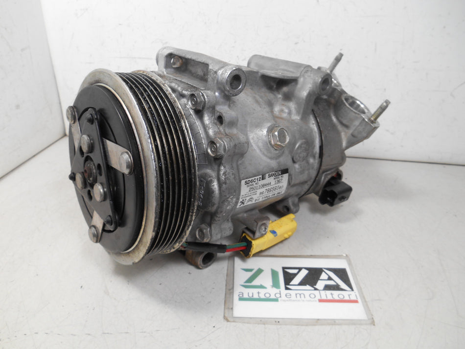 Compressore A/C Peugeot 2008 I 1.6 e-HDI 68kw 92cv 9H06 2014 9678656080