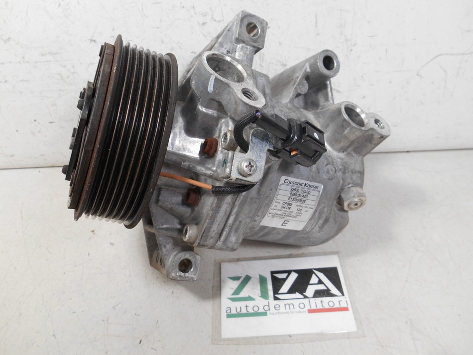 Compressore A/C Nissan Micra K13 1.2 B/GPL 80cv HR12 2016 92600-3VA0D
