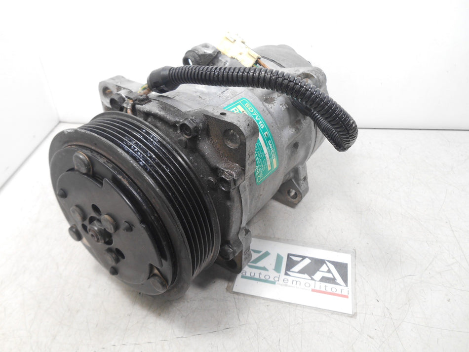 Compressore A/C Peugeot 607 2.2 HDI 98kw 133cv 4HX 2001 SD7VAA SD7V16